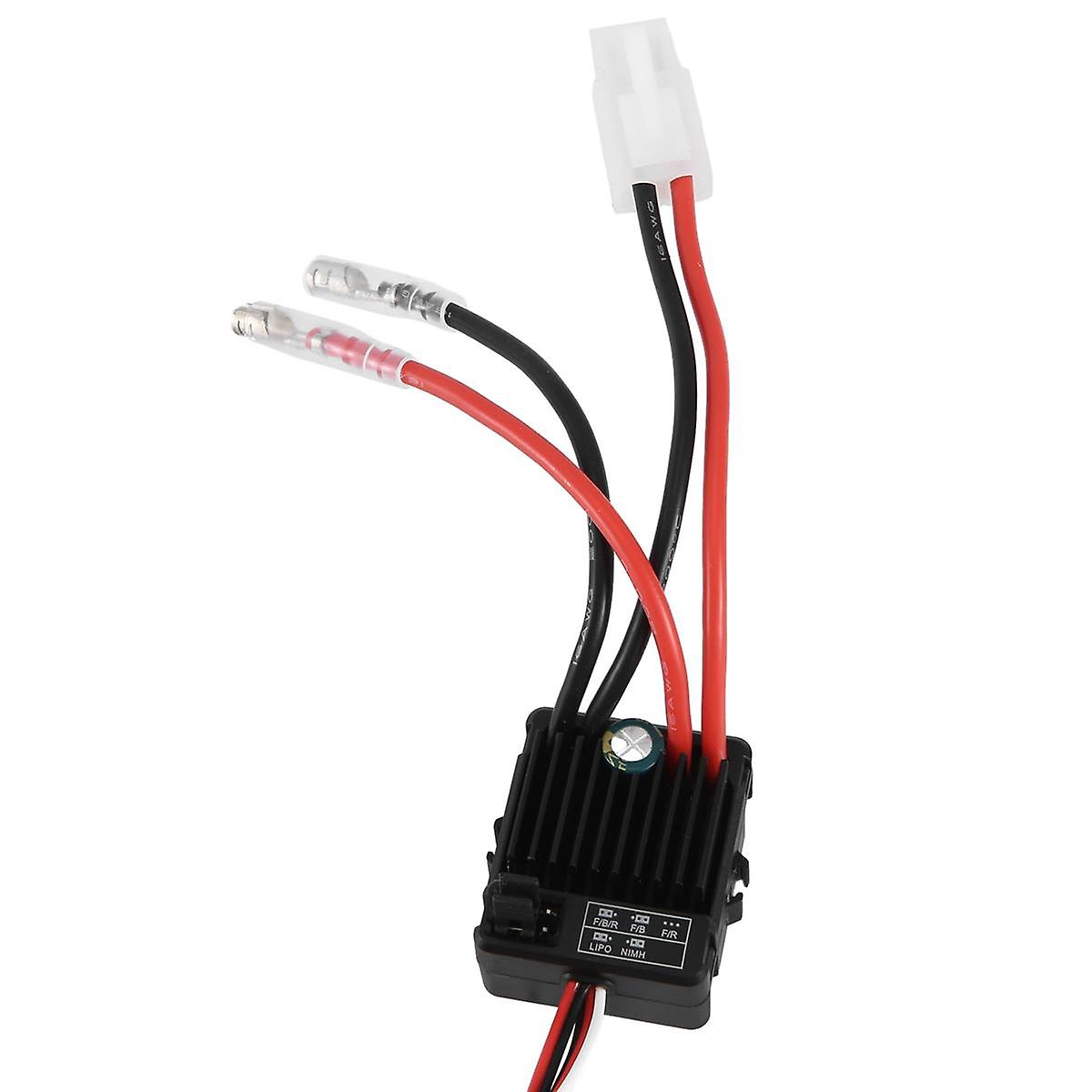 540 Brushed Motor 55T with 1060 Brushed ESC 60A 2-3S LiPo Waterproof Electric Speed Controller for