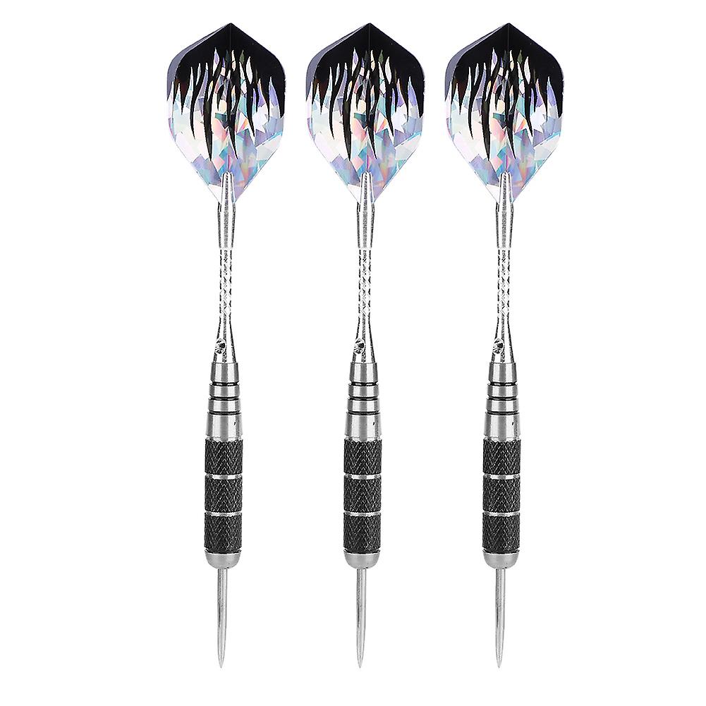 3Pcs 153mm Professional Stainless Steel Tip Target Throwing Target Darts Set With 6pcs Flights