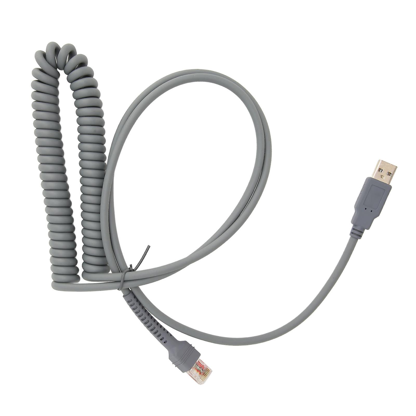 Barcode Scanner Cable ABS 3 Meters USB Scan Cable for Symbol LS2208 Ls1203 Ls4208 Ls4278 Ds6707