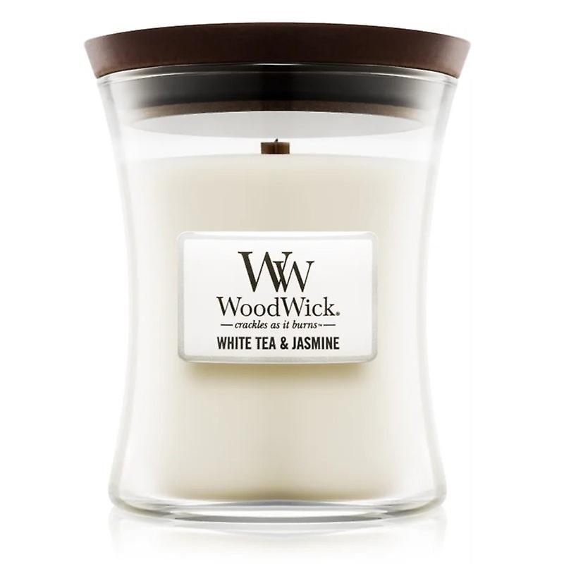 WoodWick Medium - Witte Thee &Jasmijn