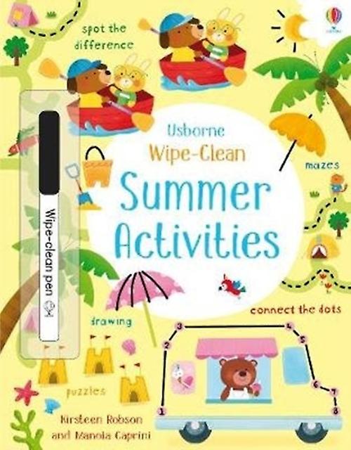 Wipeclean Summer Activities by Kirsteen Robson Paperback