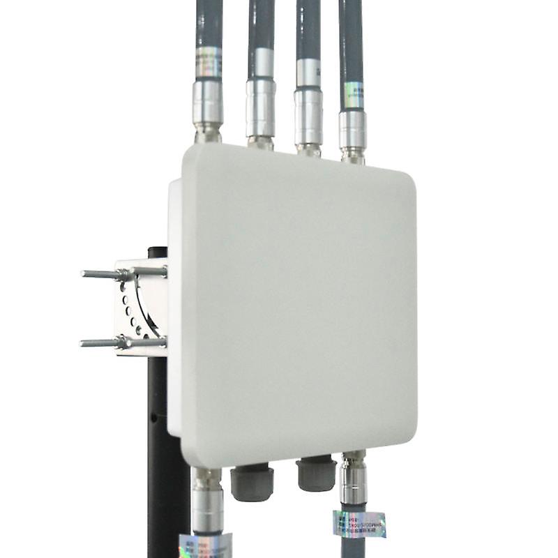 Industrial Grade 20km Long Distance 2.4g 5.2g 5.8g Tri-band 5400mbps 6 Router Wireless Ap Wifi Outdoor Access Point