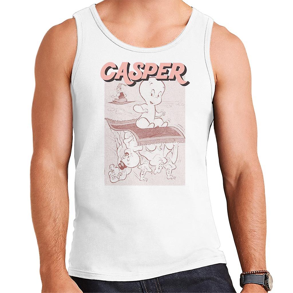 Casper The Friendly Ghost Characters On Flying Carpet Men's Vest