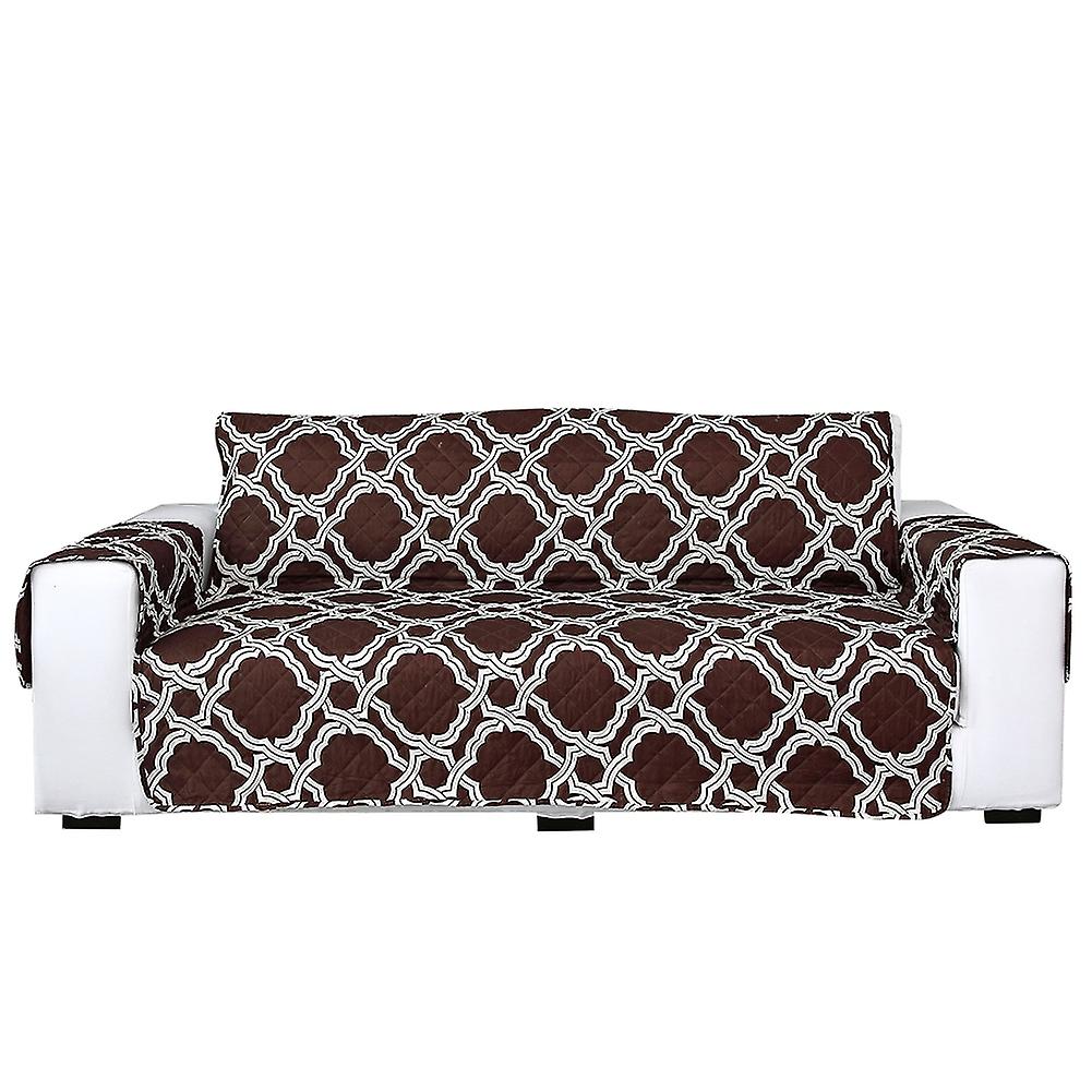 Dual Sides Removable Dustproof Slipcover Sofa Cover Protector (For Loveseat)