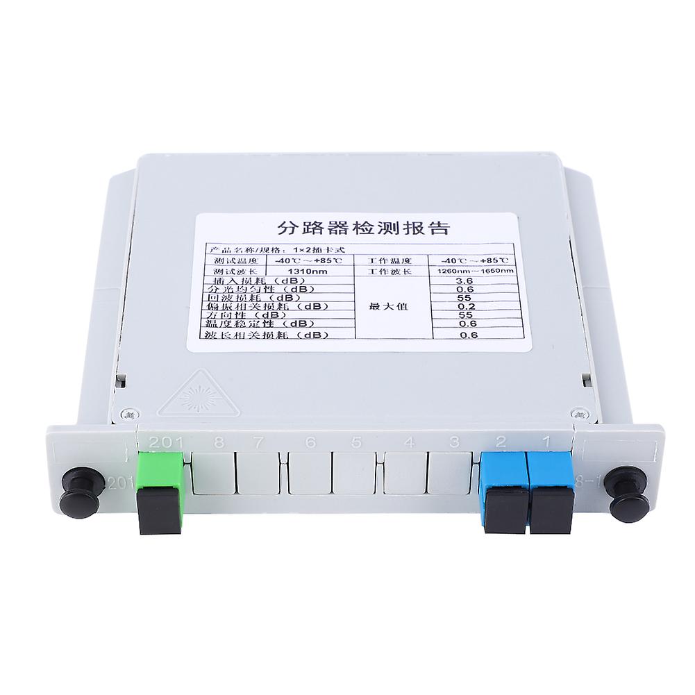 PLC-Blade-Optischer Splitter SC-UPC 1X2 Singlemode-Glasfaser-PLC-Splitter