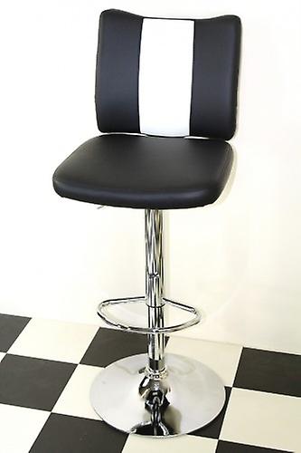 Bostony Bar Stool Black Height Adjustable