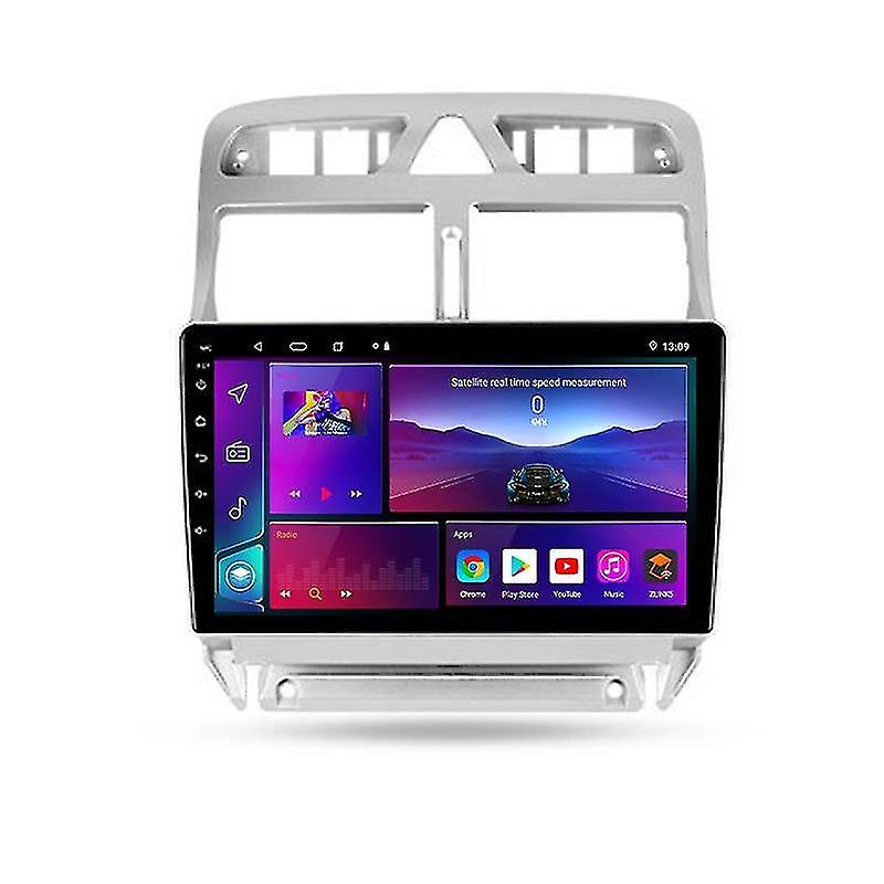 适用于标致 307 1 2001 - 2008 的 Android 2 Din 汽车多媒体播放器立体声 GPS 导航