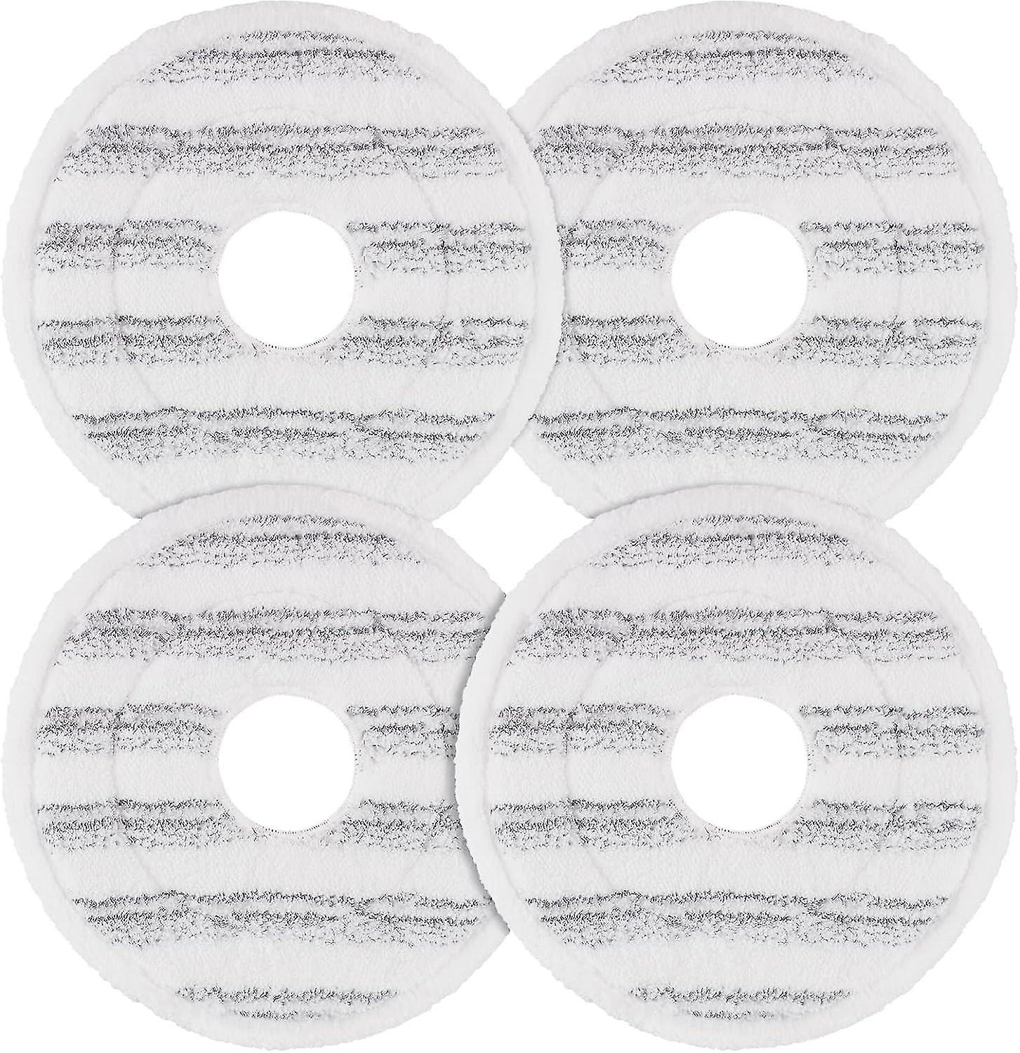 4PCS Mop Pads Washable & Reusable Microfiber Mop Head Refill Compatible with Vileda Spin MopGrey