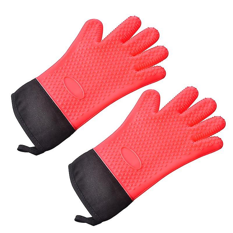 1pair Oven Mitts For Restaurant Bakery