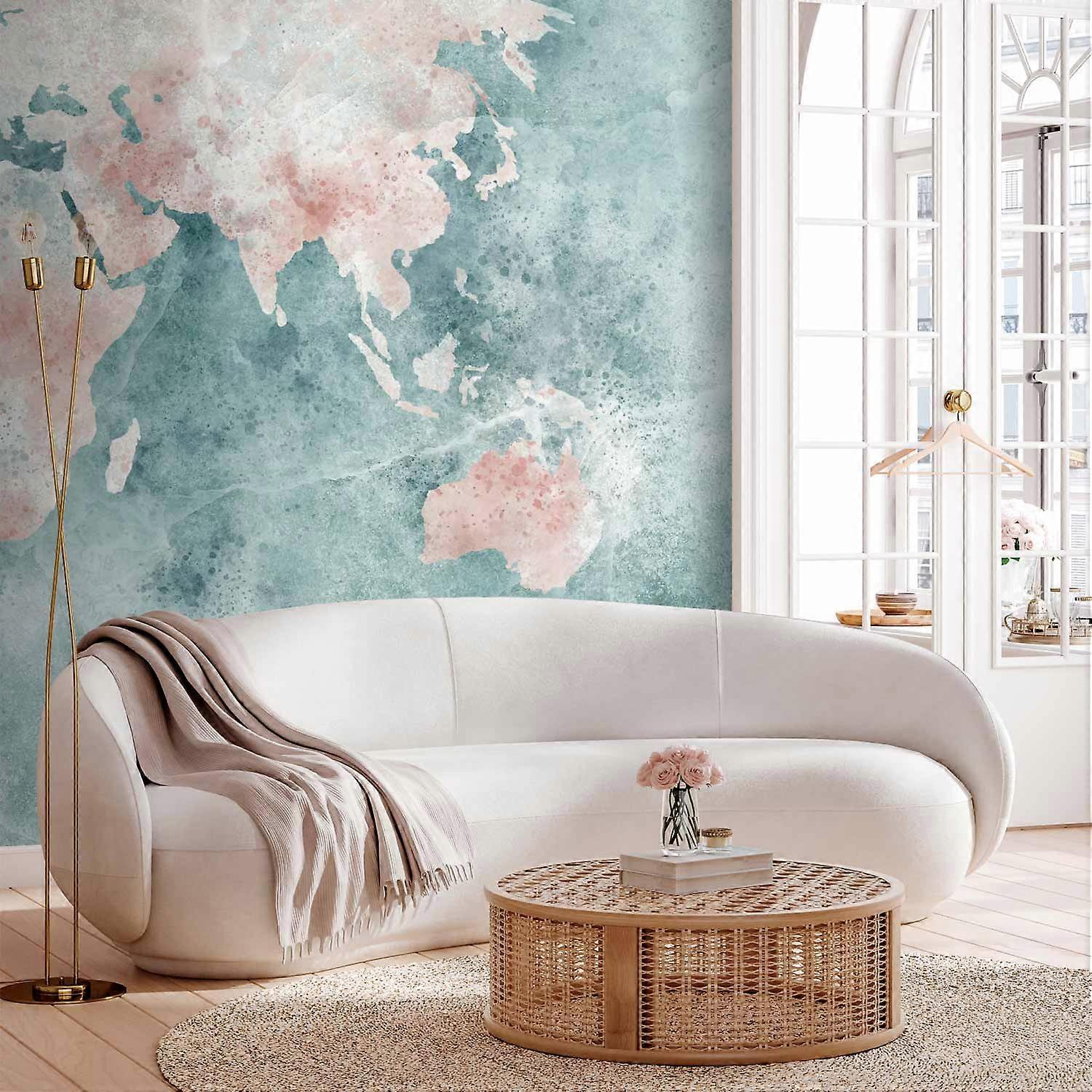 Self-adhesive Wall Mural - Delicate Map