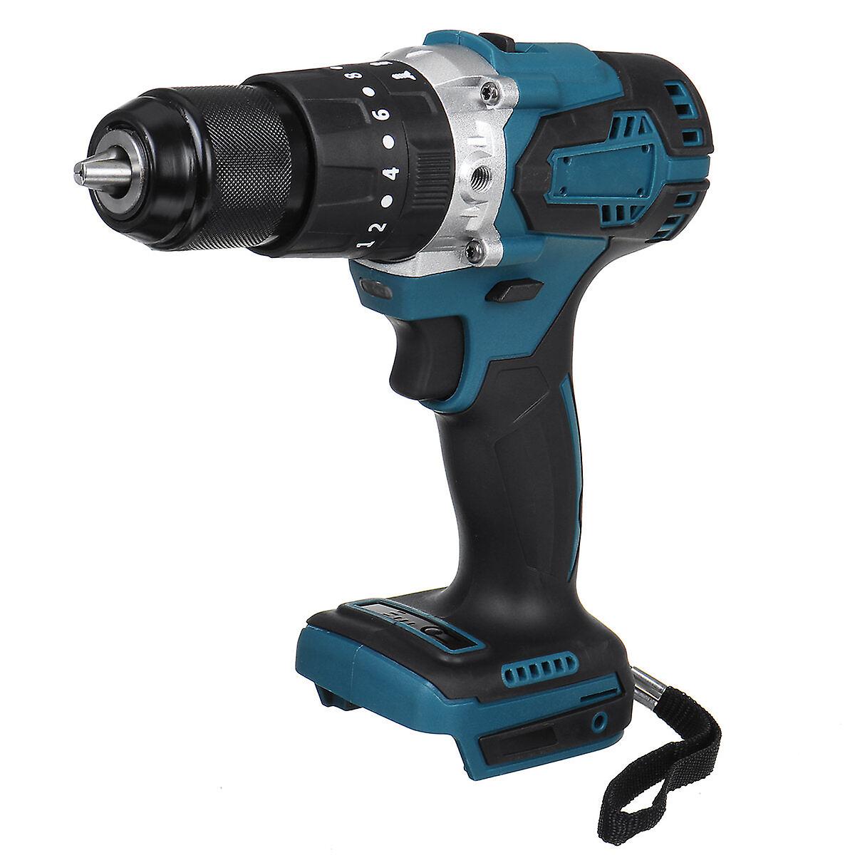 13Mm Chuck Brushless Cordless Electric Impact Drill Hammer Screwdriver For Makita 18v Battery