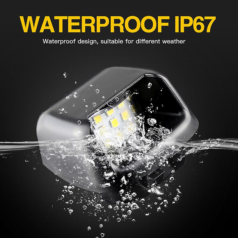 Ampoules LED Plaque Immatriculation Nslumo Pour Nissan Navara D40 - Lot De 2 | Blanc 6000K