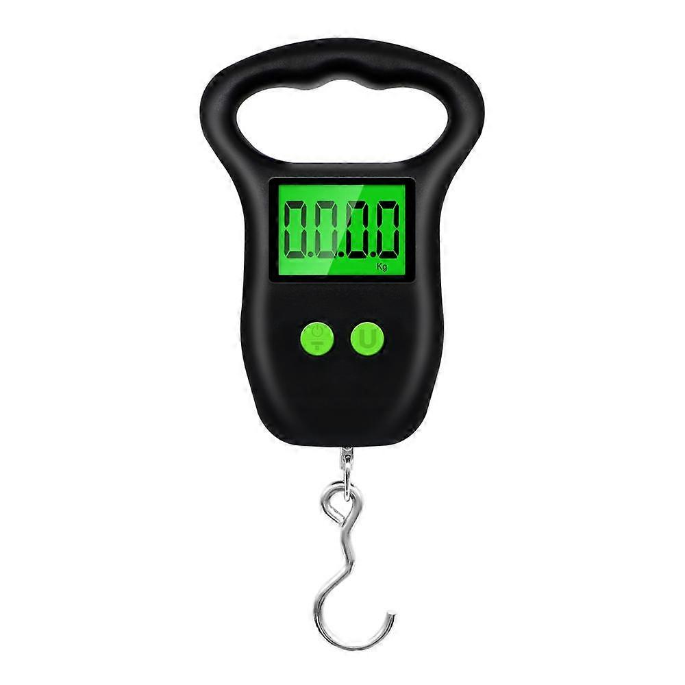 נייד 50 ק"ג 10 גרם סולם תלייה סולם דיגיטלי תאורה אחורית אלקטרונית משקולות דיג סולם כיס מאזני מזוודות שקלול נסיעות