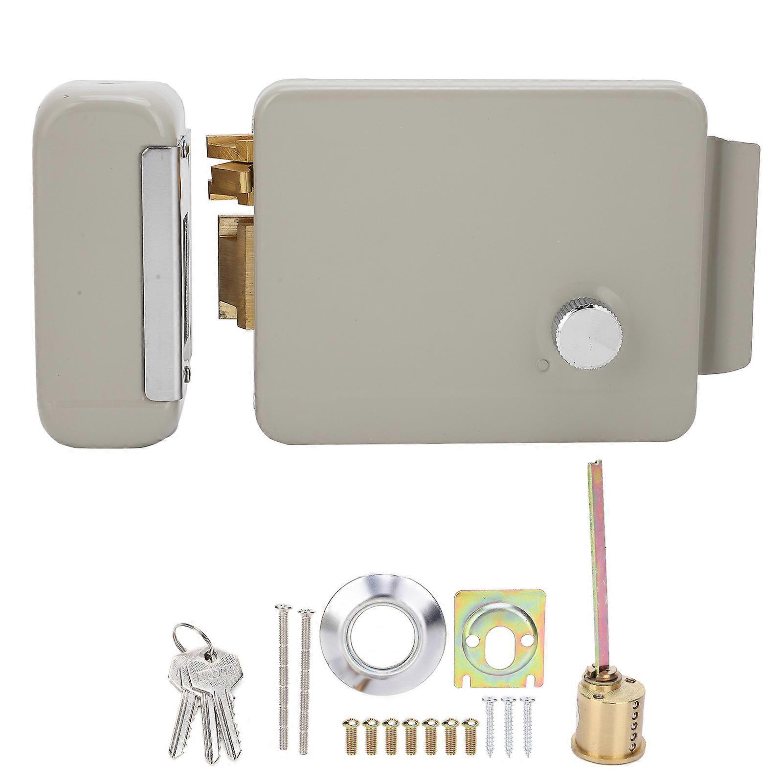 9-12v 2-wire Electric Control Lock Sensitive Anti Theft Sensitive Security Door Access For Home