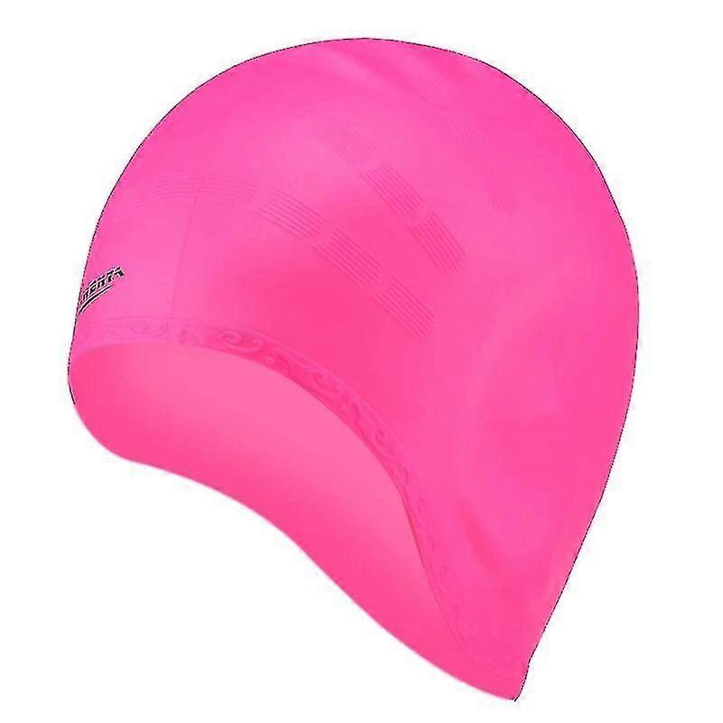 Adults Elastic Waterproof Swimming Caps Large Silicone Diving Hat