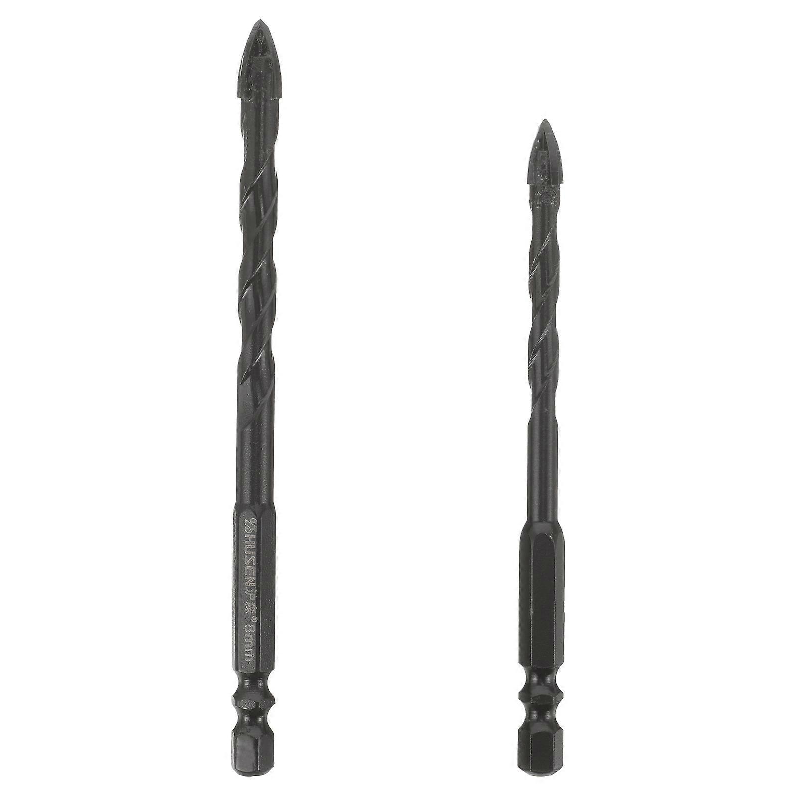 2pcs Multi-purpose Drill Bit Assorted Ceramic Tile Drill Bit Metal Drill Bit