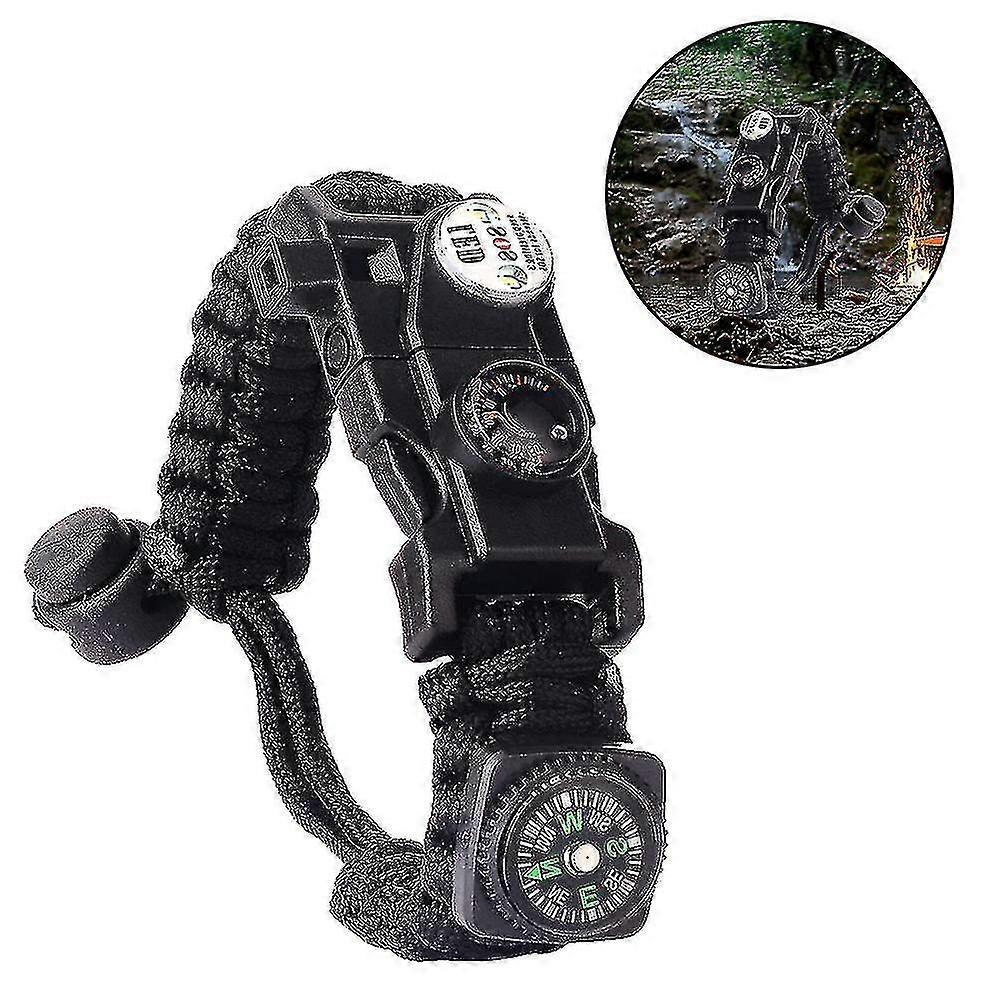 Adjustable Bracelet 7 Core 5 In 1 Emergency Sports Wristband Gear Kit