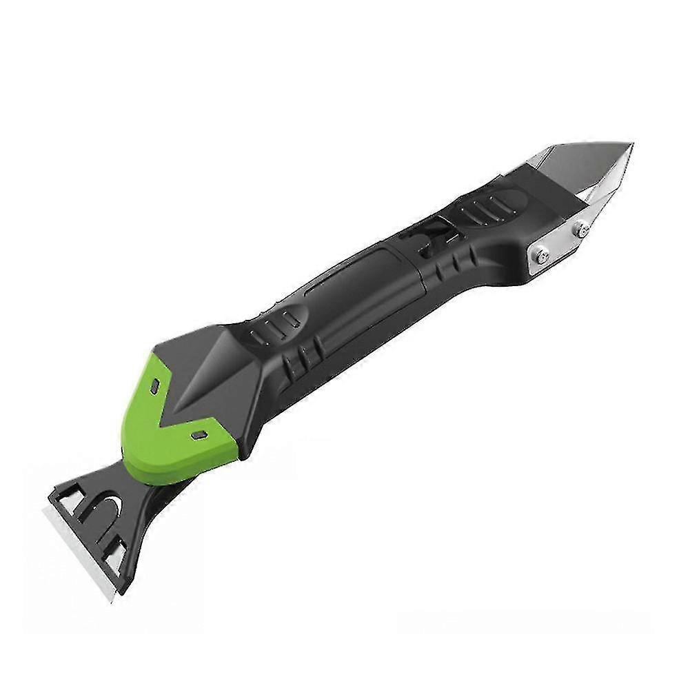 Multifunctional Sealant Caulking Tools 5 In 1 Caulk Remover Applicator Sealant Nozzle Cutter1pcsgreen
