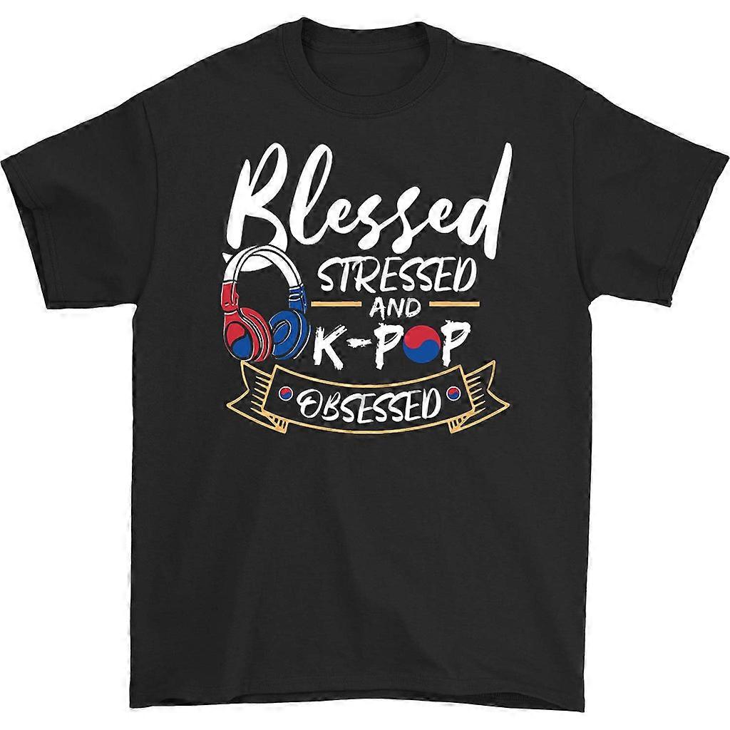 Blessed Stressed And K-pop Obsessed T-shirt