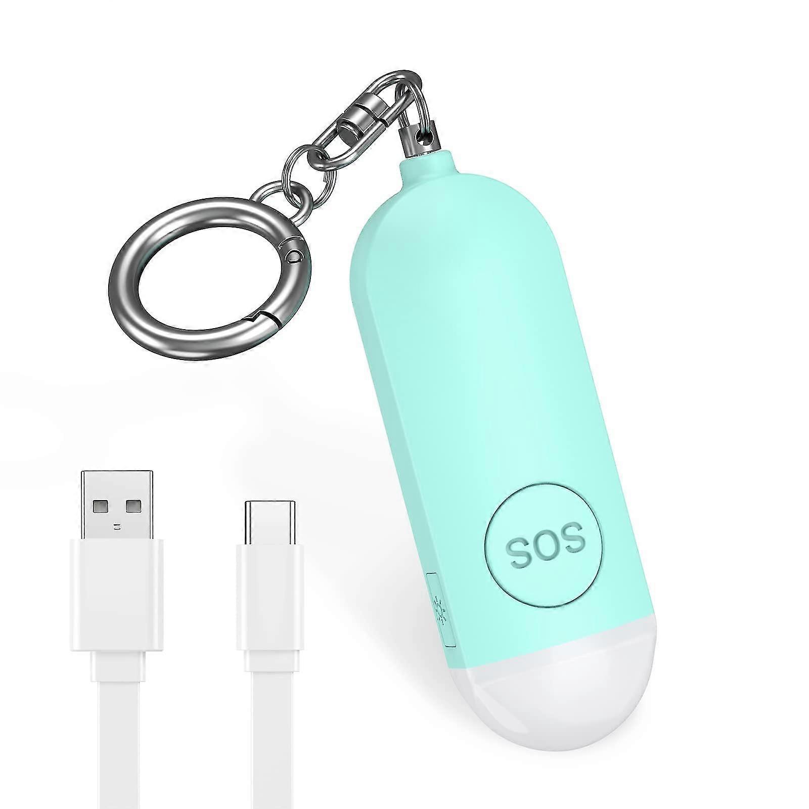 Personal Alarm for Women Elderly, Rechargeable(Blue)