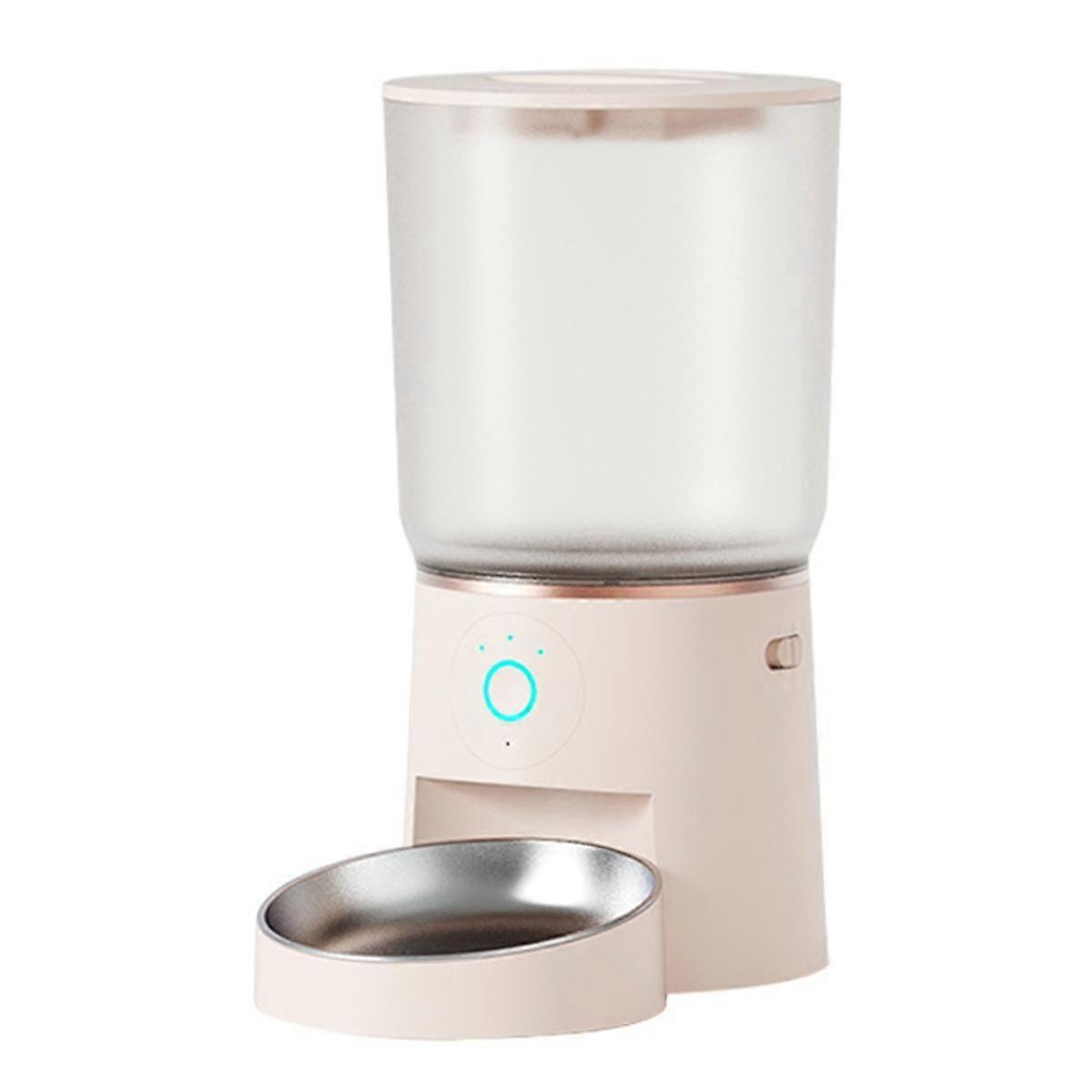 APP Control Automatic Pet Feeder,4.2L 2.4G WiFi Enabled Pet Feeder,Dual Bowl Automatic Pet Food Dis