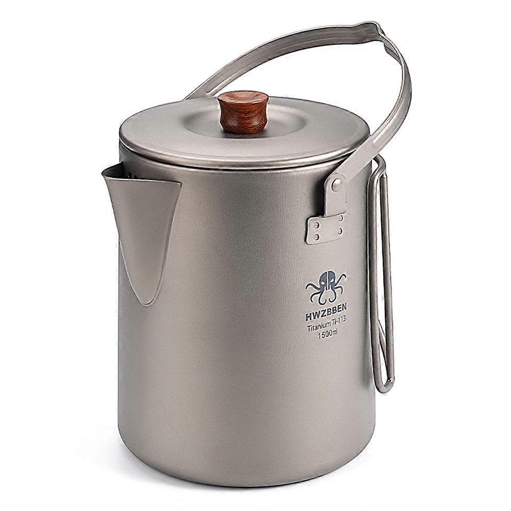 Camping Kettle 2.0L Campfire Coffee Tea Kettle Fast Heating