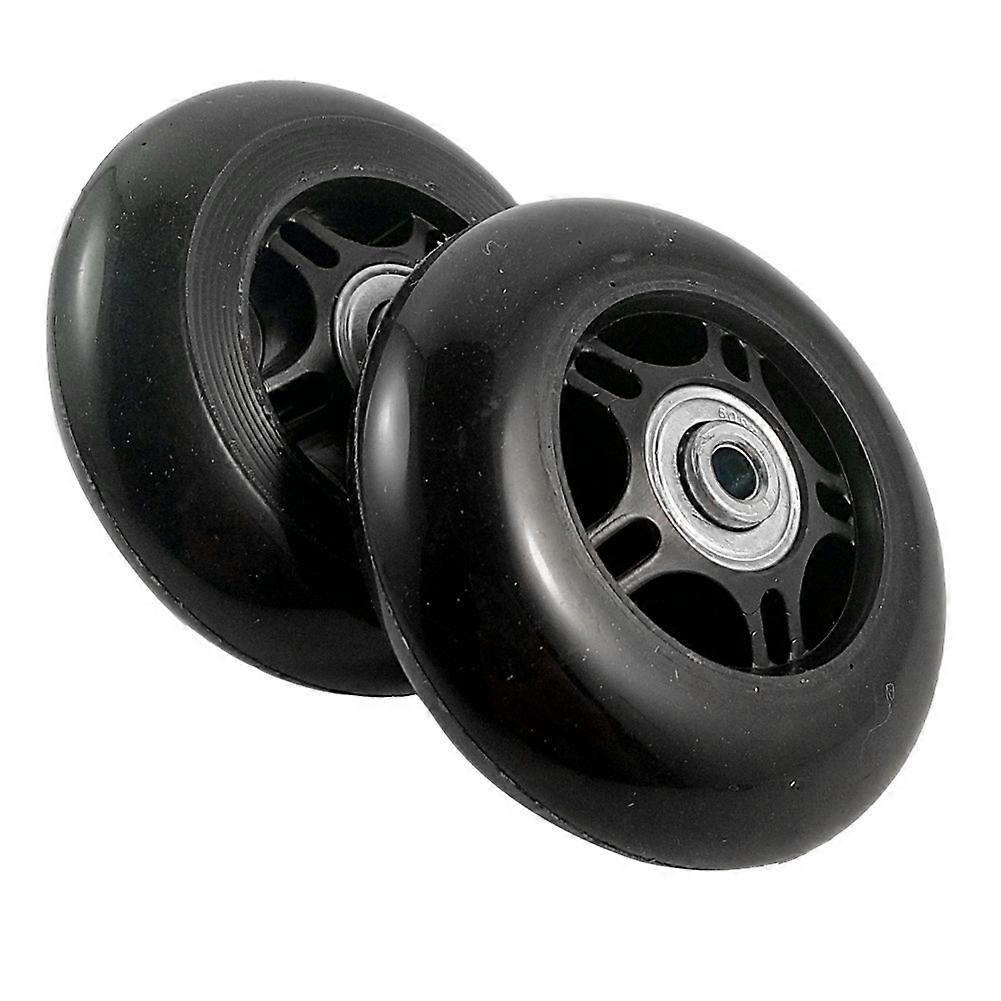 2 Set Luggage Suitcase Replacement Wheels OD 80mm