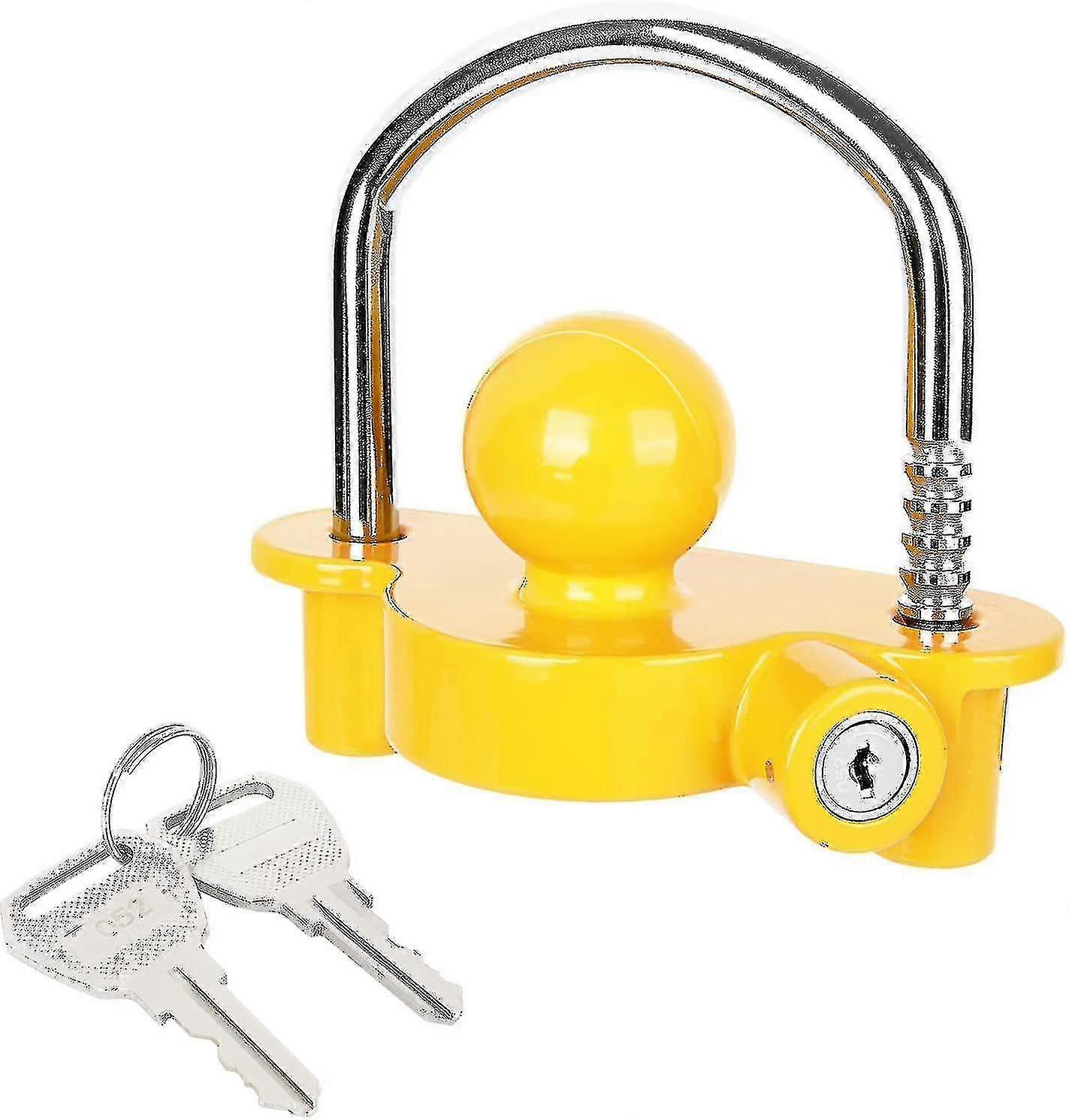 Heavy General -purpose Coupling Trailer Lock, Trailer With 2 Keys, Anti -theft Adjustable New