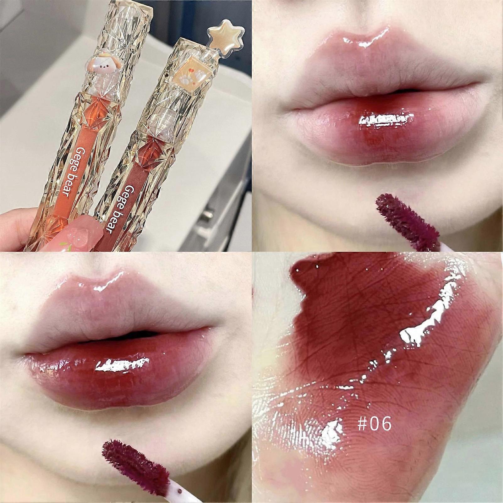 High Pigmented Liquid Lipstick Non-Sticky Cup Long Lasting Lip Glaze for Birthday Valentine Gift