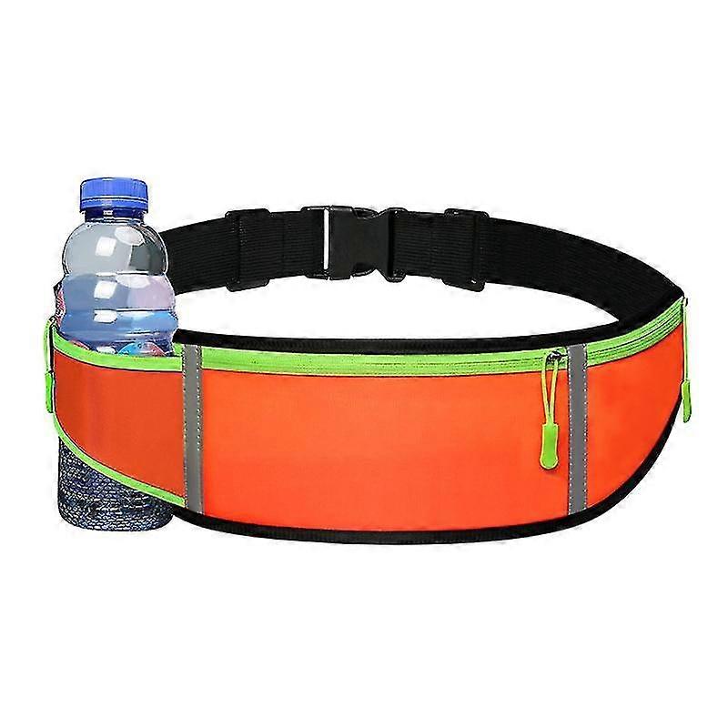 Waist Bag With 3-zipper Pockets, Stripe