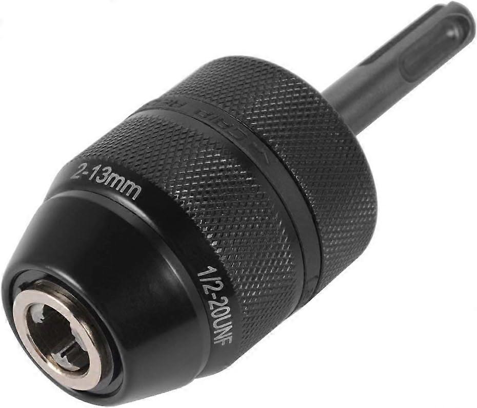 2-13mm 1/2-20 UNF Keyless Drill Chuck with SDS Adapter, Professional Heavy Duty Conversion Hardware Tool,2024 Ping