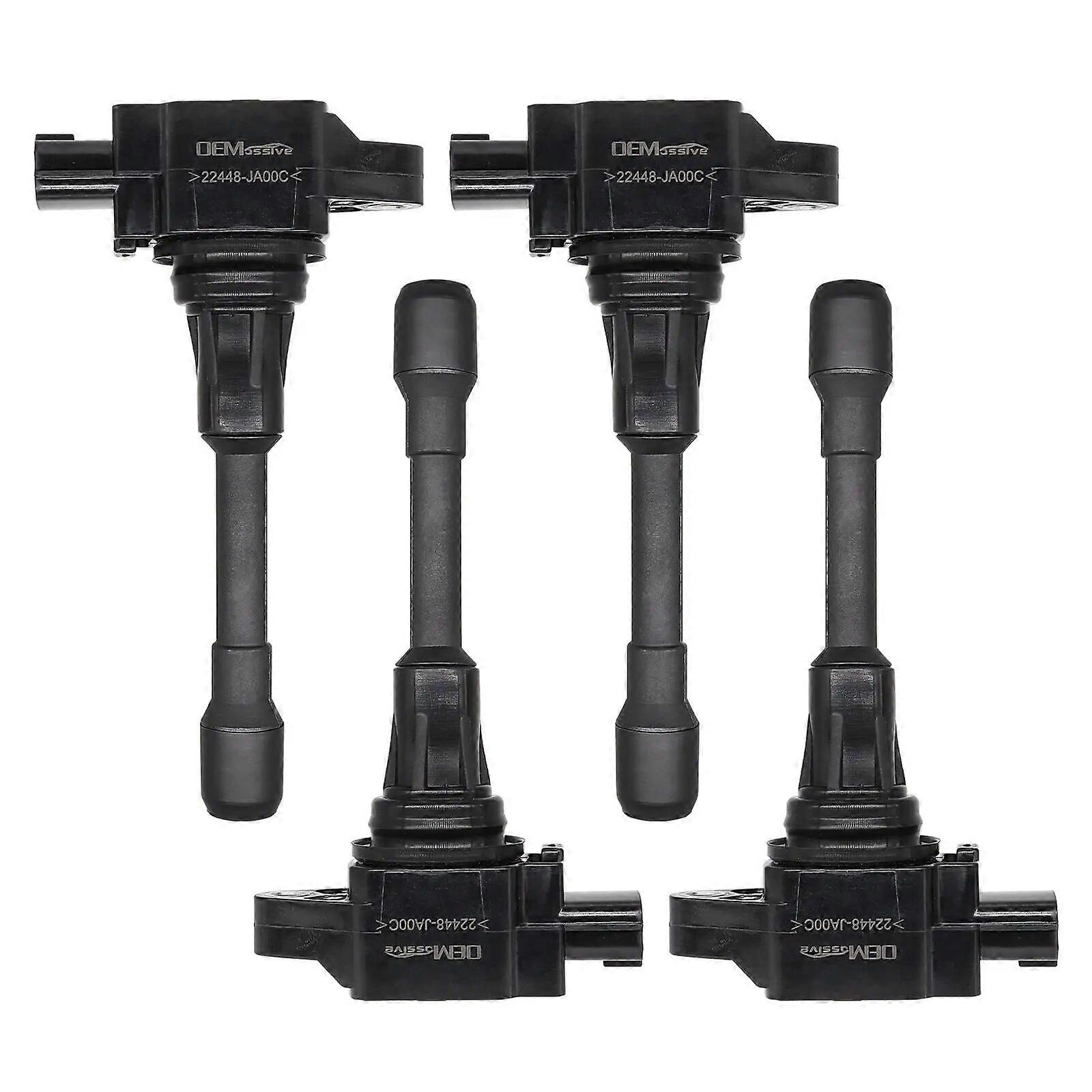 4X Zündspulen 22448-JA00C 22448-JA00A Für Nissan Altima Cube Pathfinder Rogue Sentra Versa 2010 2011 2012 2013 2014 2015