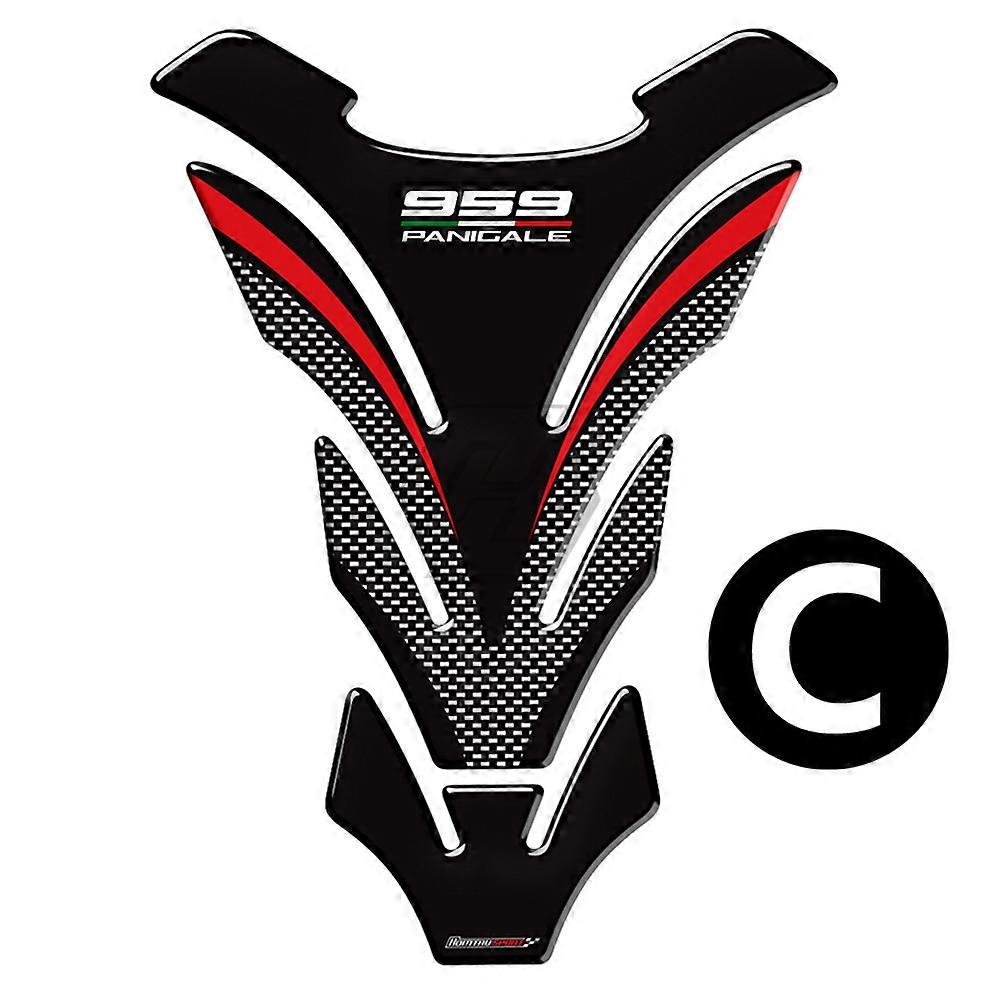 Protecteur de coussin de réservoir de moto en résine 3D pour Ducati 959 Panigale Corse Décalcomanies
