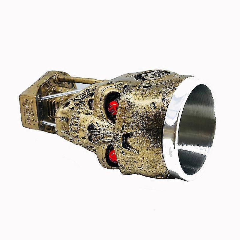 Auspicious-3d Stereoscopic Skull Skull, Goblet, Gold