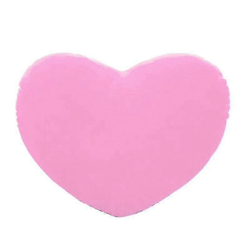 Pink Heart Shape Stuffed Soft Throw Pillow For Decoration