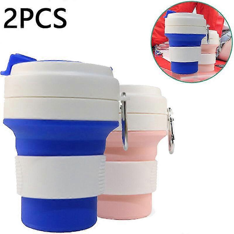 折りたたみ式シリコン再利用可能なコーヒーマグ、Healweポータブル折りたたみ式