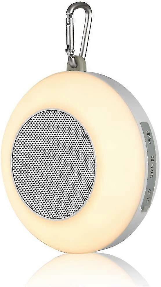 Bluetooth Speaker With Dimmable Night Light, Waterproof Portable Speaker For Outdoor Sports