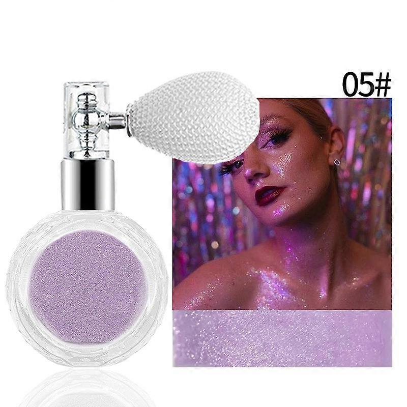 Glitter High Gloss Powder Spray Fine Glitter Spray Pearl Light Brightening Fragrances Powder Glittering Versatile Powder Flye3182