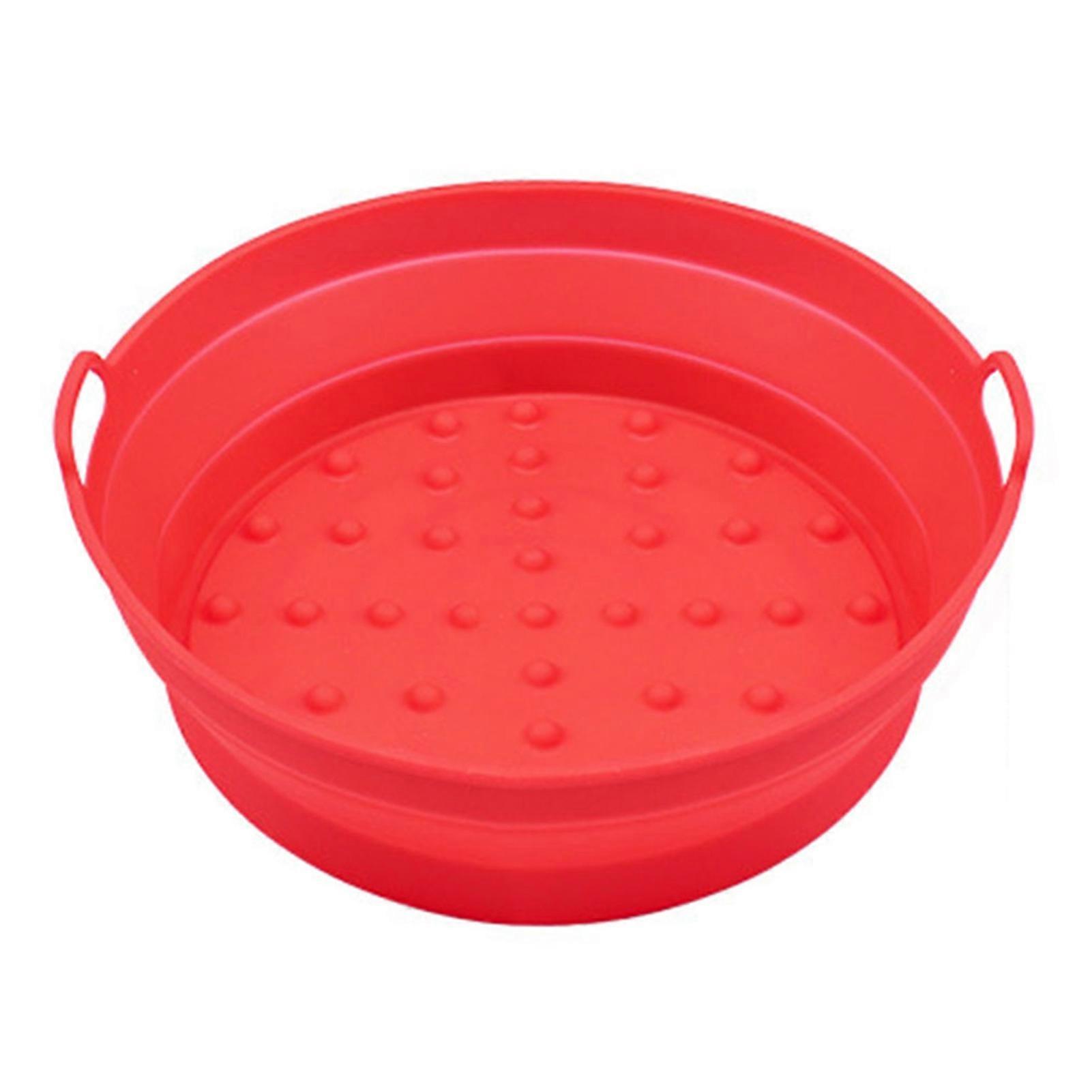Fryer Mat Food Grade Reusable Eco-Friendly Foldable Silicone Oven Microwave Baking Tray Mat Kitchen Supplies KAESI