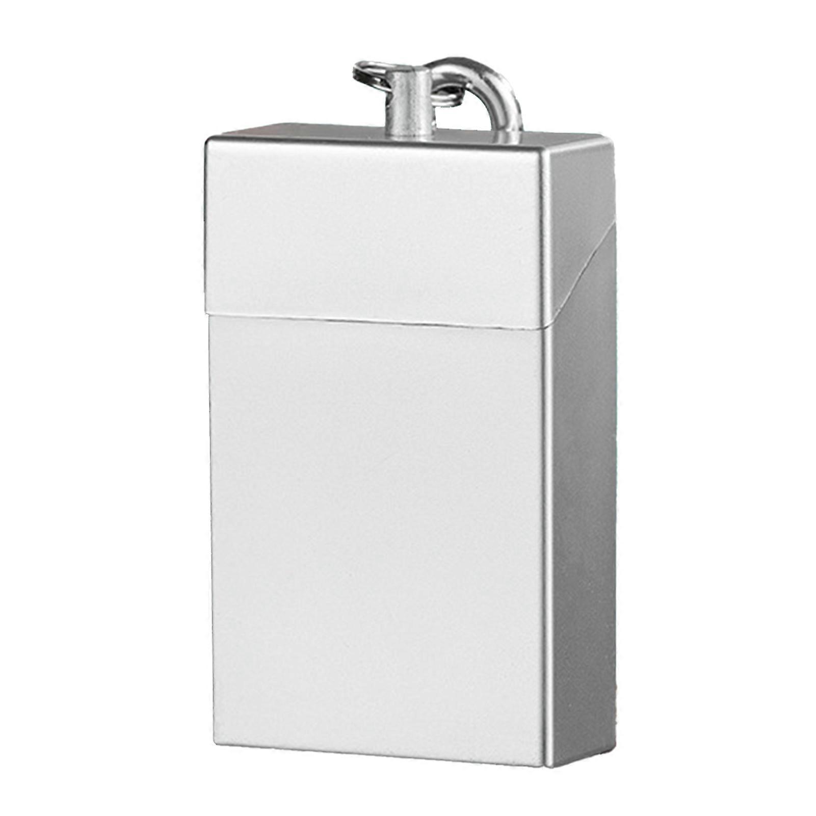 Ashtray Good Seal Drawer Design Oblong Shape No Odor Spilling Waterproof Ash Storage Portable Pocket Smoke Ash Tray with Lid Key Chain Household Suppl