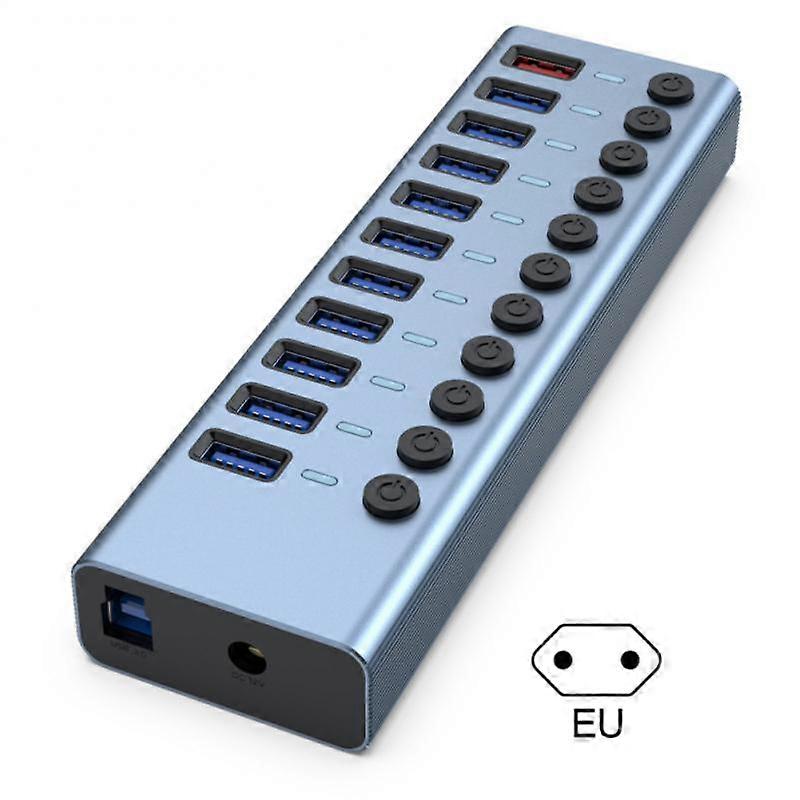 USB HUB 3.0 Externes Netzteil 5/8/11 Ports USB Hub Splitter Switch 12V 4A Netzteil für Mac Tablet Laptop PC US EU