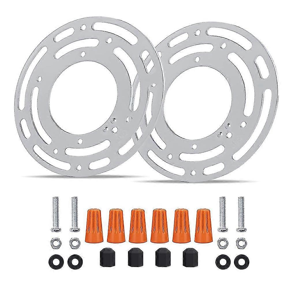 Ceiling Light Fixture Mounting Bracket, 4 Inches Diameter Light Fixture Mounting Plate,for Mount Wa