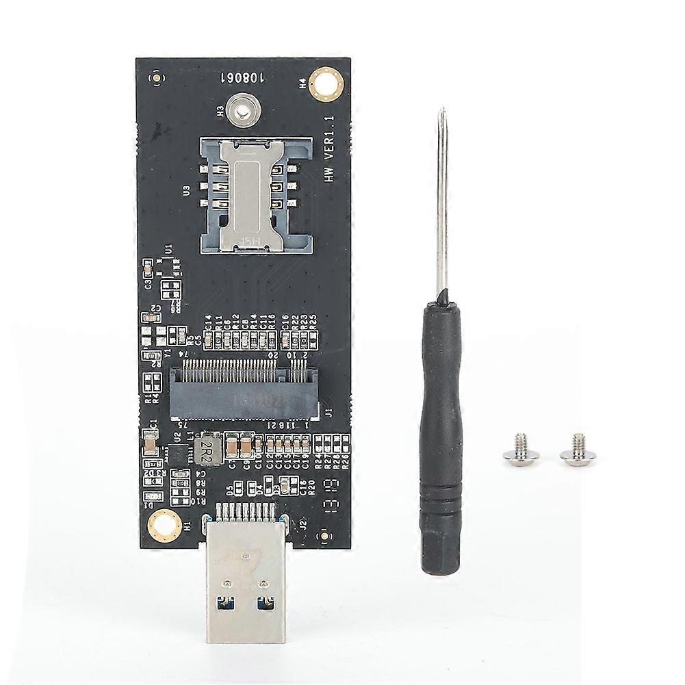 (M.2) KEY B auf USB3.0-Adapterkarte M.2-Kartenmodulplatine mit SIM-Kartensteckplatz