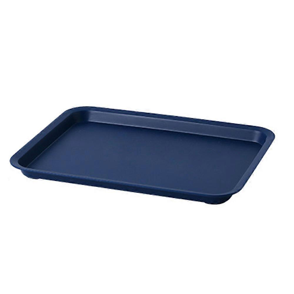 Elongated Rectangular Water Fruit Bowl Blue
