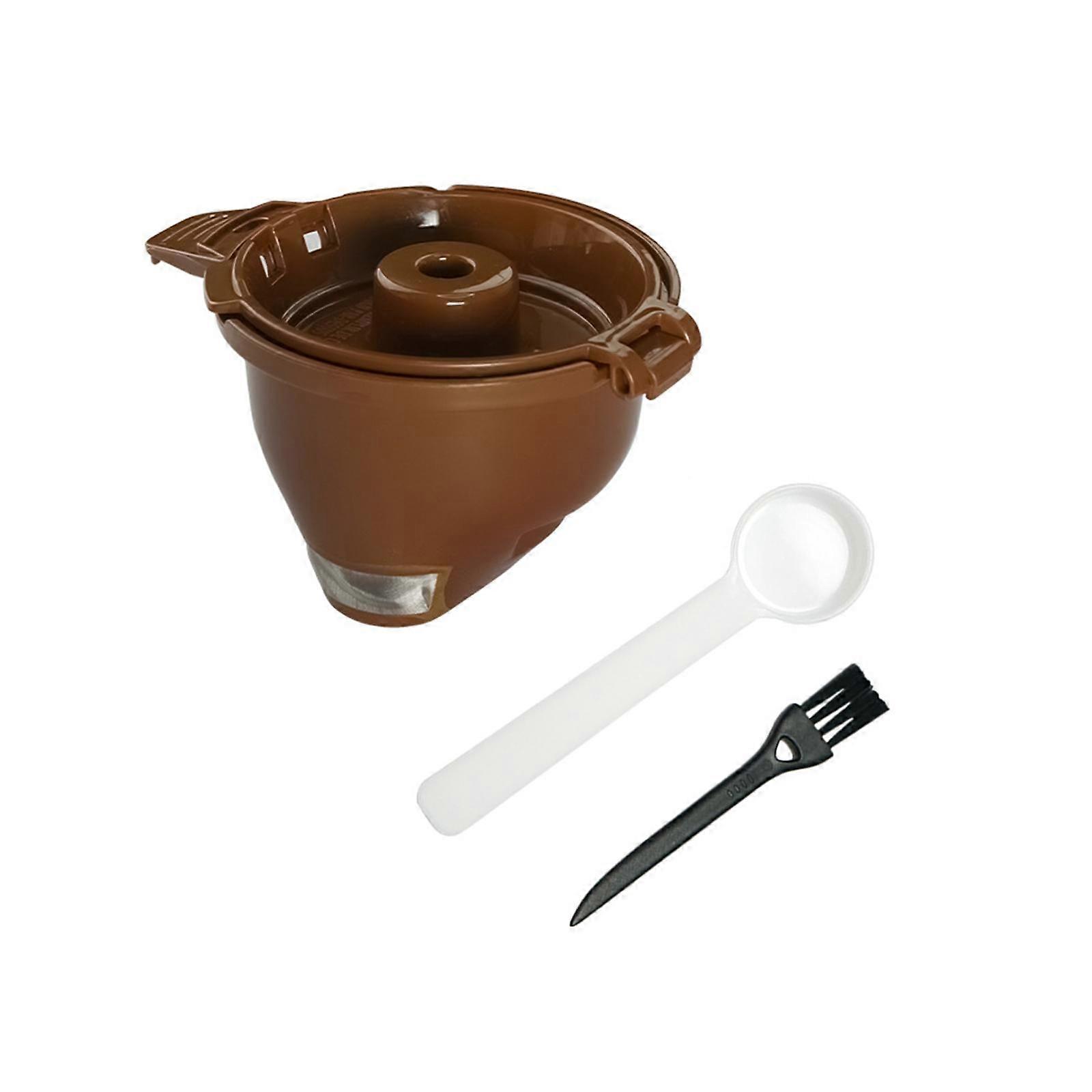 Single Serve Ground Coffee Brew Filter Basket Holder for Coffee Maker Models