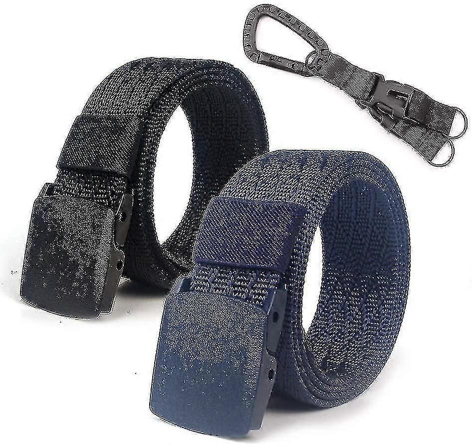 2 Herren Nylon Ss Able Gurtbandgürtel Webgürtel außen