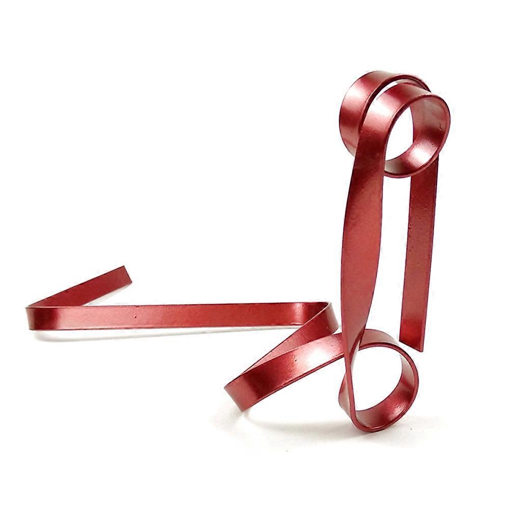 Iron Ribbon Floating Wine Bottle Holder,Retro Wine Bottle Rack Holder Tabletop Wine Display Rack for Office Home Decor