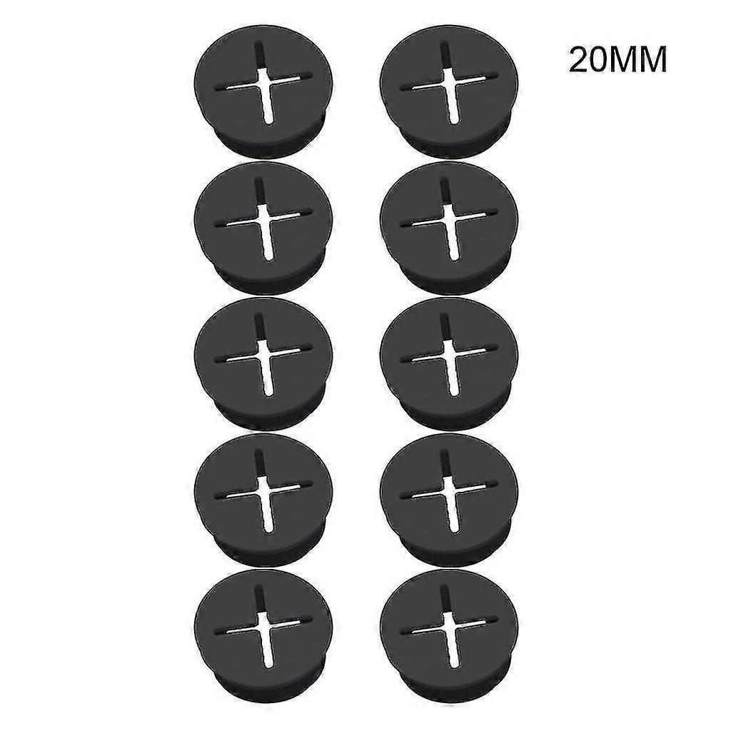 10 Pcs Wire Rubber Grommets Rubber Cable Cord Grommet For Desk Table Console