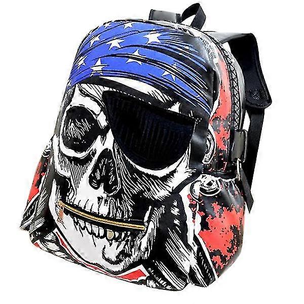 1 Pc Creative Backpack Bag Pirate Skull Boys Shoulder Bag