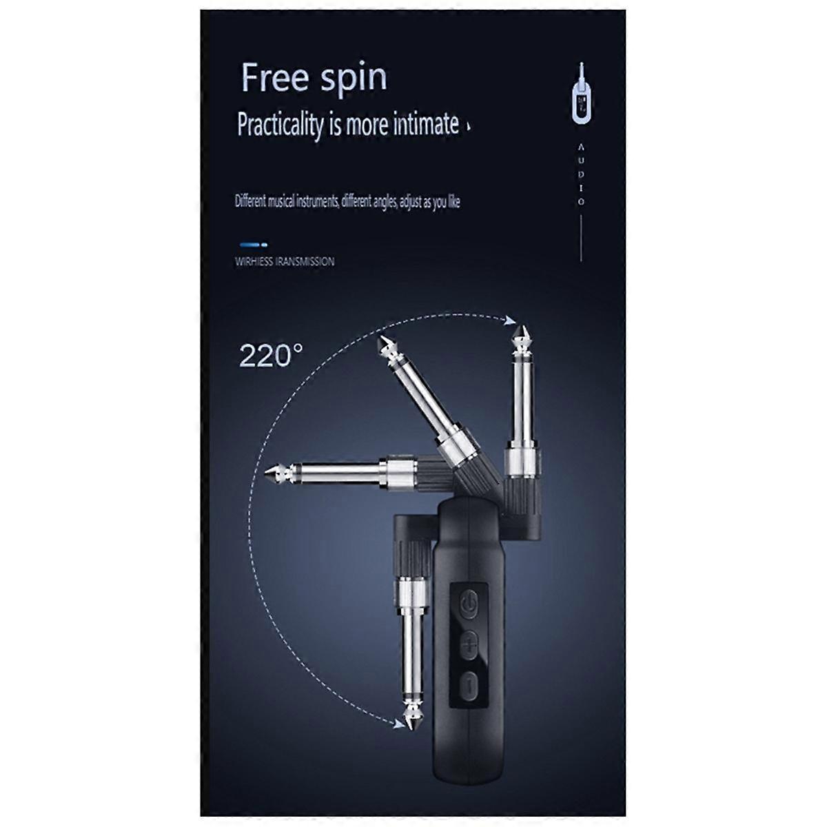 Electric Guitar Electric Blowpipe UHF Wireless Transmitter Receiver Drum Set Piano Instrument For Electric Guitar Bass